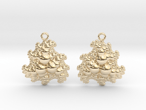  earrings in 14k Gold Plated Brass