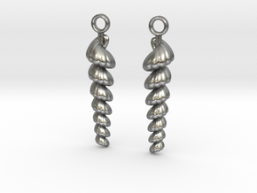 shelly earrings in Natural Silver