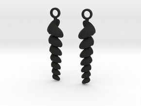 shelly earrings in Black Natural TPE (SLS)