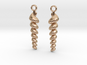 shelly earrings in 9K Rose Gold 
