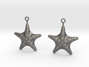 starfish earrings in Processed Stainless Steel 17-4PH (BJT)