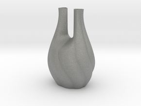 weird two-hearted vase in Gray PA12