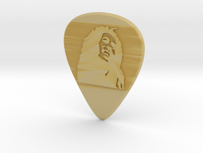 guitar pick_Bob in Tan Fine Detail Plastic