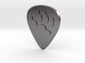 guitar pick_Dog Paw in Processed Stainless Steel 316L (BJT)