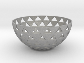 triangles bowl in Aluminum