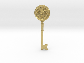 A key in Natural Brass