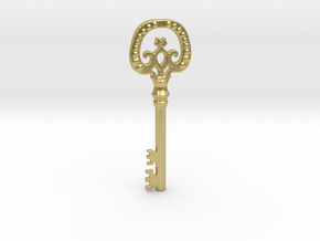key in Natural Brass