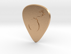 guitar pick_the bomb in Natural Bronze