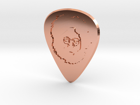 guitar pick_Jerry in Polished Copper