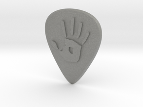 guitar pick_handprint in Gray PA12