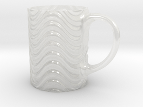 Mug in Clear Ultra Fine Detail Plastic