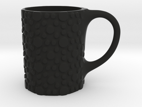 Mug_dots in Black Premium Versatile Plastic