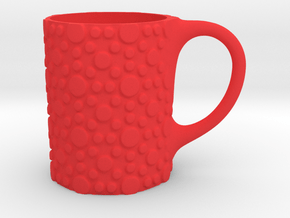 Mug_dots in Red Smooth Versatile Plastic