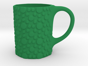 Mug_dots in Green Smooth Versatile Plastic