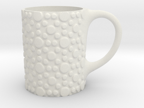 Mug_dots in White Natural TPE (SLS)