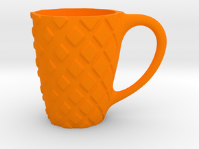 mug_rombhus in Orange Smooth Versatile Plastic