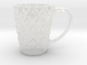 mug_rombhus in Clear Ultra Fine Detail Plastic
