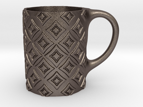 mug_squares in Polished Bronzed-Silver Steel