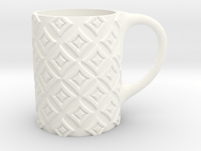 mug_squares in White Smooth Versatile Plastic