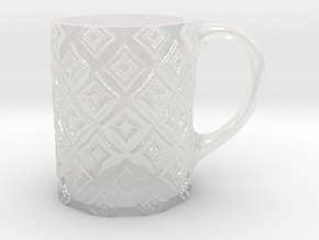 mug_squares in Clear Ultra Fine Detail Plastic