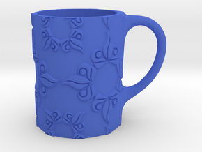 mug_leaves in Blue Smooth Versatile Plastic