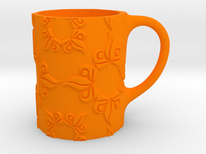 mug_leaves in Orange Smooth Versatile Plastic