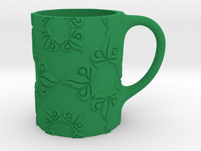 mug_leaves in Green Smooth Versatile Plastic