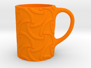 mug_commas in Orange Smooth Versatile Plastic