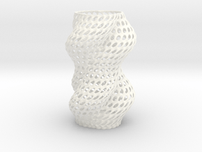 vase21N in White Smooth Versatile Plastic