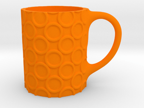 mug circles in Orange Smooth Versatile Plastic