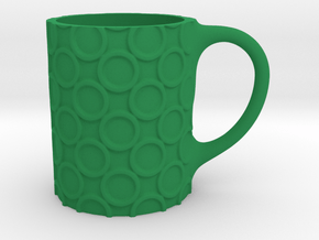 mug circles in Green Smooth Versatile Plastic