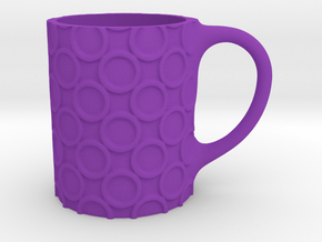 mug circles in Purple Smooth Versatile Plastic