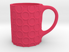 mug circles in Pink Smooth Versatile Plastic