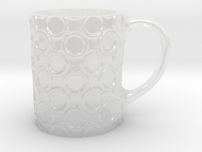 mug circles in Clear Ultra Fine Detail Plastic