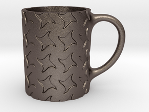 mug 4pstars in Polished Bronzed-Silver Steel