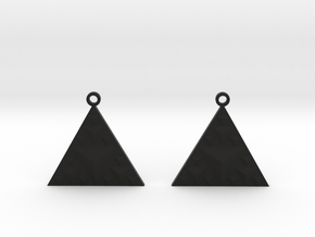 sierp inv earrings in Black Natural TPE (SLS)