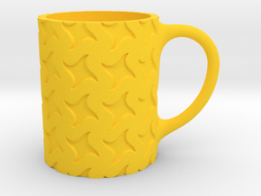 mug 4pstars in Yellow Smooth Versatile Plastic