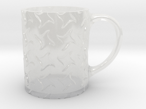mug 4pstars in Clear Ultra Fine Detail Plastic