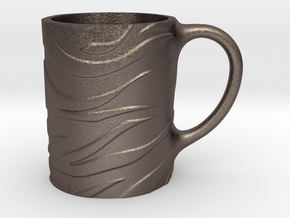 mug stripes in Polished Bronzed-Silver Steel