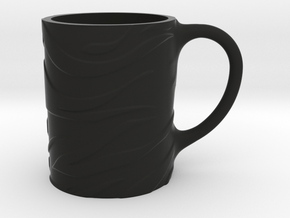 mug stripes in Black Smooth PA12
