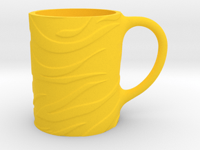 mug stripes in Yellow Smooth Versatile Plastic
