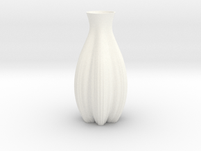 vase 571 in White Smooth Versatile Plastic