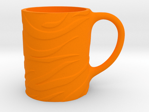 mug stripes in Orange Smooth Versatile Plastic