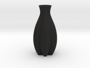 vase 571 in Black Smooth Versatile Plastic