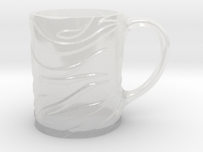 mug stripes in Clear Ultra Fine Detail Plastic