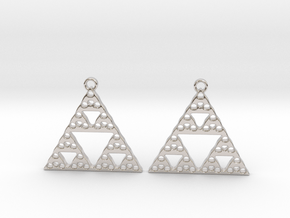 p_s_earrings in Rhodium Plated Brass