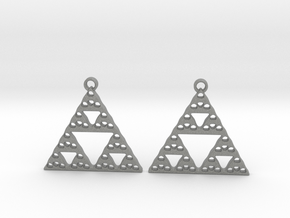 p_s_earrings in Gray PA12 Glass Beads
