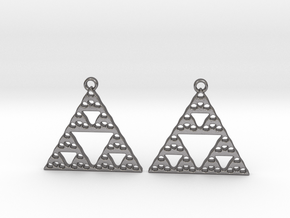 p_s_earrings in Processed Stainless Steel 17-4PH (BJT)