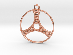 apollonian pendant in Natural Copper