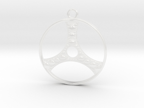 apollonian pendant in Clear Ultra Fine Detail Plastic